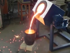 50/60HZ 70 kg Forno di fusione ad alta frequenza a induzione con garanzia gratuita di 1 anno