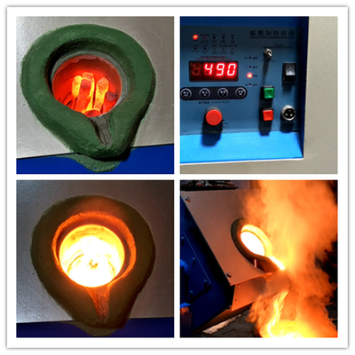 Forno elettrico di fusione in rame oro per ferro acciaio inossidabile alluminio