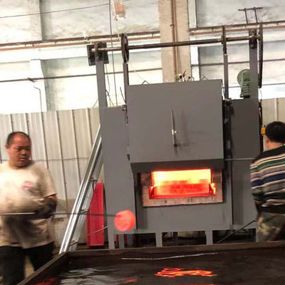 forno a resistenza della scatola 45kw per il trattamento termico delle parti dell'acciaio e del metallo