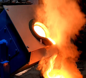 Nuovo forno di fusione a induzione di acciaio ferro alluminio forno elettrico di ferro fuso pompa componente centrale metallo fuso