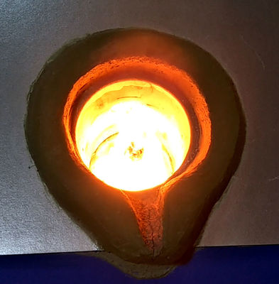 Forno di fusione di induzione di alluminio elettrica per ghisa d'acciaio